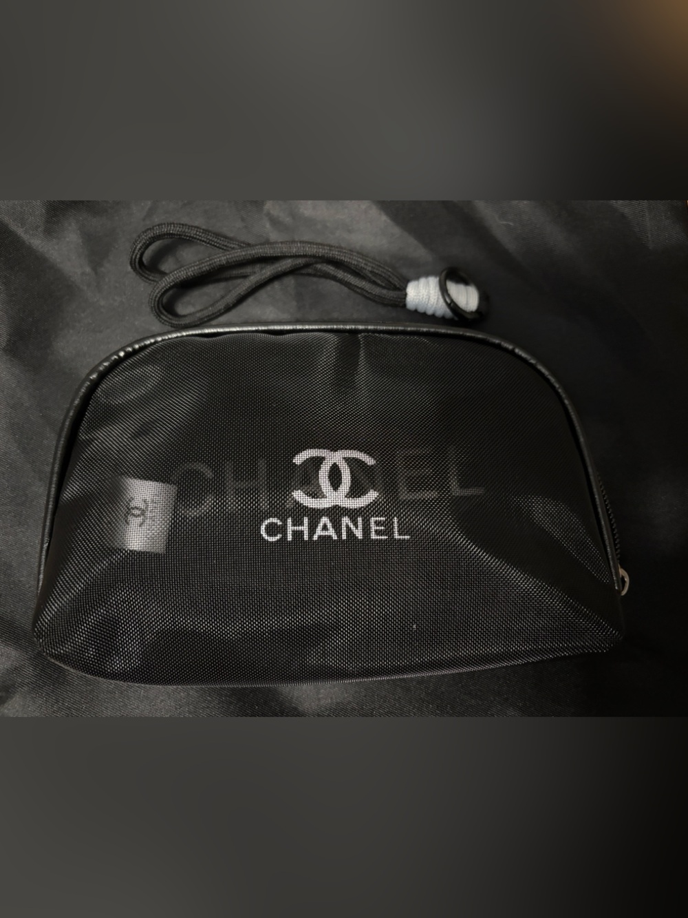 CC Black Logo Mesh Bag
